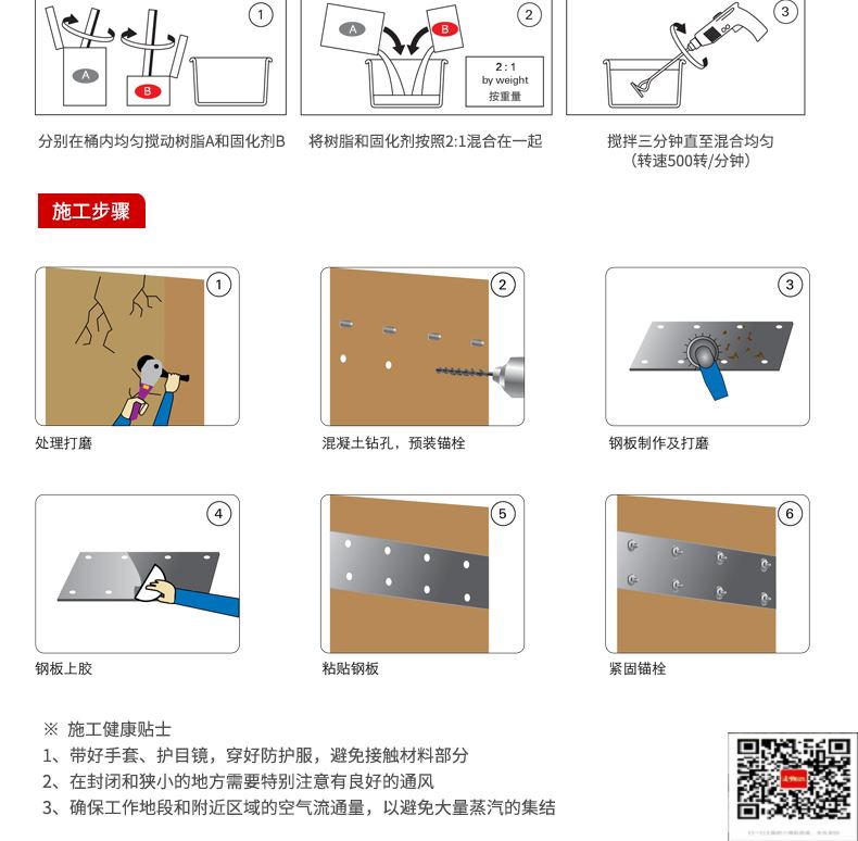 包钢尉犁粘钢加固施工过程